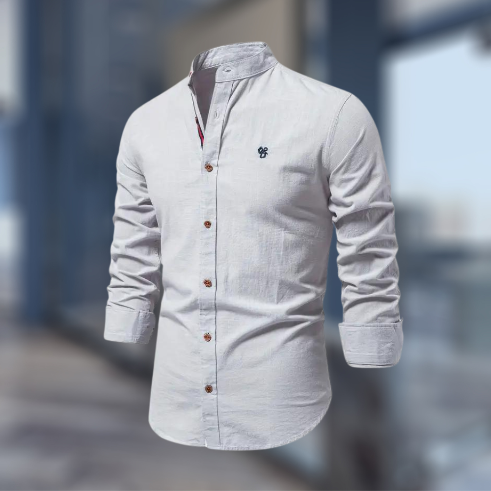 Męskie Poloshirt Z Długim Rękawem