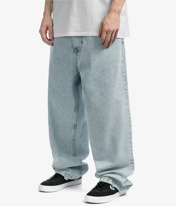 Luźne jeansy męskie baggy w stylu skate