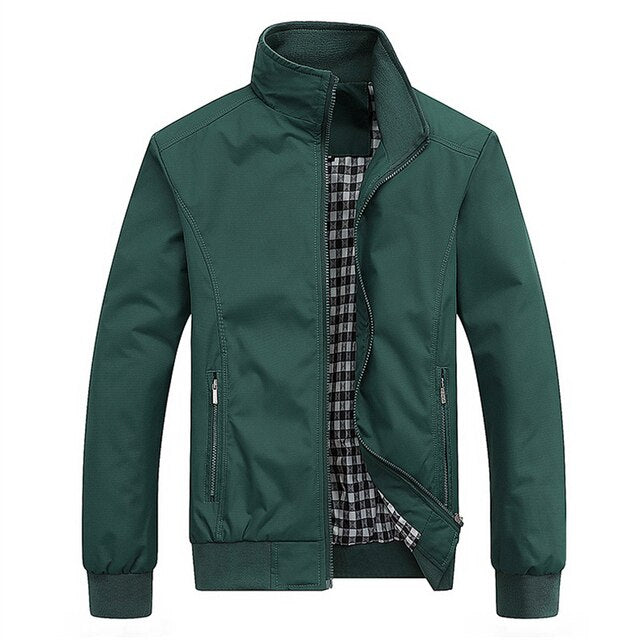 Męska kurtka bomberka typu Slim Fit na sezon przejściowy