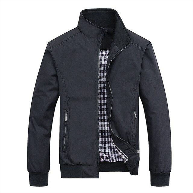 Męska kurtka bomberka typu Slim Fit na sezon przejściowy