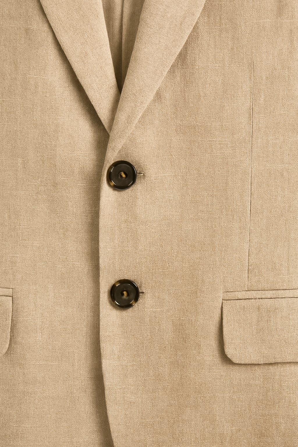 Lekki męski garnitur slim fit na lato – 2-częściowy zestaw