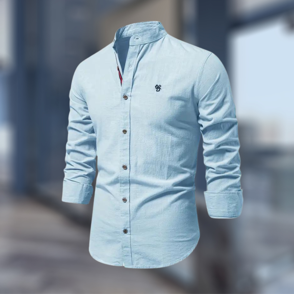 Męskie Poloshirt Z Długim Rękawem